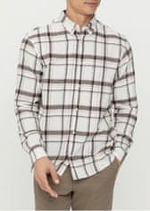 Jack&Jones Pánska košeľa JORCOZY Wide Fit 12246648 Cloud Dancer (Veľkosť XXL)