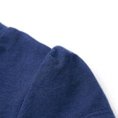 Vidaxl Detské tričko námornícke modré 116