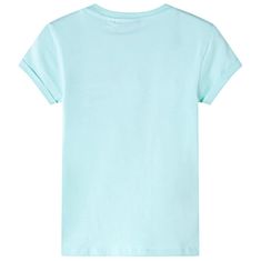 Vidaxl Detské tričko svetlé aqua 92