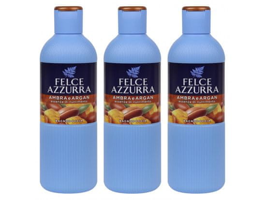 Felce Azzurra Felce Azzurra Sprchový gél - Jantar a argan 650 ml x3