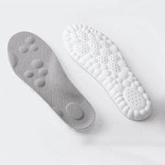 SOLFIT® Pohodlné ergonomické vložky do topánok s technológiou 4D cloud (2 ks, sivá farba) – veľkosť 35-39 | CLOUDSTEP