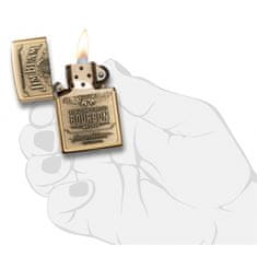 Zippo Benzínový zapaľovač Zippo 23156 Jim Beam Brass Emblem