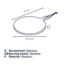 Kela Servírovací prkénko KL-12435 Cosma bambus světle hnědá 42.02.0cm 32.0cm