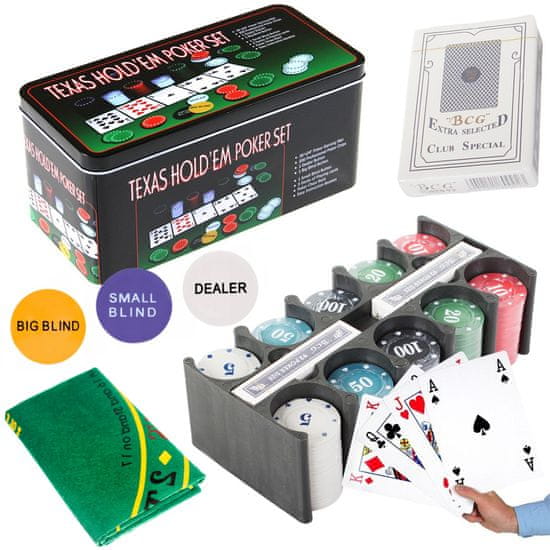 GFT 18210 Texas Hold'em Poker set