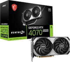 MSI GeForce RTX 4070 SUPER 12G VENTUS 2X OC, 12GB GDDR6X