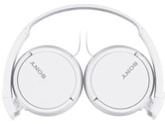 SONY slúchadlá MDR-ZX110AP handsfree, biele