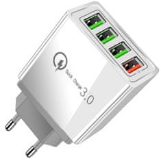 Sobex Sieťová nabíjačka 4xusb quick charge 3.0