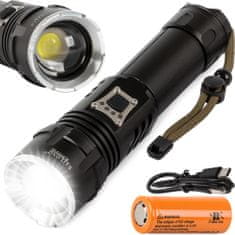 Sobex Vojenská baterka bailong led cree xhp160