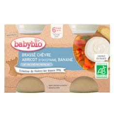 Babybio desiata z kozieho bio mlieka marhuľa banán 2 x 130 g