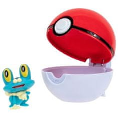 Jazwares Pokémon Clip 'N' Go Froakie + Poké Ball