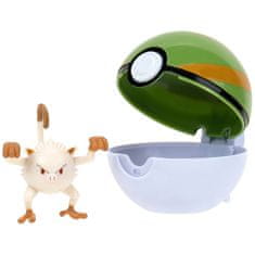 Jazwares Pokémon Clip 'N' Go Mankey + Nest Ball