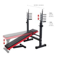 Pure2Improve Posilňovacia lavica P2I WEIGHT LIFTING BENCH