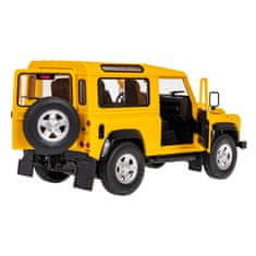 Rastar Auto na diaľkové R/C ovládanie Land Rover Defender Rastar 1:14 žlté