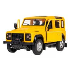 Rastar Auto na diaľkové R/C ovládanie Land Rover Defender Rastar 1:14 žlté