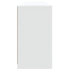 Petromila vidaXL Komoda s LED svetlami biela 202x37x67 cm