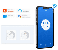 BOT BOT Smart zásuvka WiFi DOUBLE SP12 biela