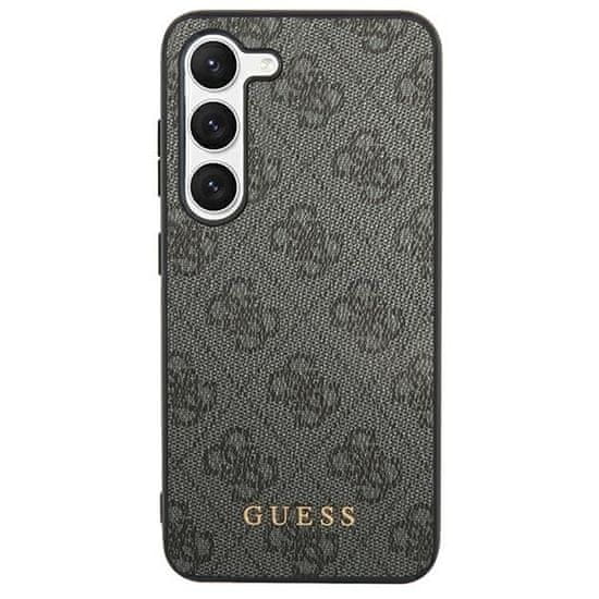 Guess Zadný kryt - hardcase 4G Metal Gold Logo GUHCS24LG4GFGR pre Samsung Galaxy S24 Ultra Black