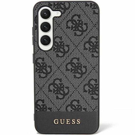 Guess Zadný kryt - hardcase 4G Stripe Collection GUHCS24MG4GLGR pre Samsung Galaxy S24 Plus Black