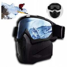 TopKing Maska se štítom na snowboard, lyže