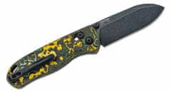 Kizer Ki3619A1 Drop Bear Toxic Storm vreckový nôž 7,6 cm, Black Stonewash, FAT Carbon