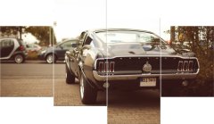 ZUTY Obrazy na stenu - Ford Mustang - 55laney69, 120x70 cm