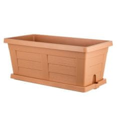 Bama Súprava truhlíka a misky Legno 100 cm, farba terracotta