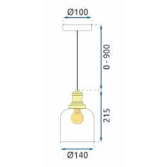 Toolight Lamp Vintage APP1173 White