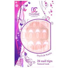 DIVINE cosmetics Umelé nechty č.7, dekorované 24 ks