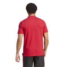 Adidas Polo MANCHESTER UNITED 3-Stripes red Velikost: M