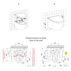 SAPHO VEEN CLEAN závesné WC s integrovaným elektronickým bidetom VE421 - Sapho