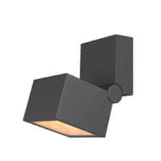 SLV BIG WHITE (SLV) S-CUBE nástenné a stropné prisadené svietidlo, 2700/3000 K, 15 W, PHASE, 80 °, antracit 1007458