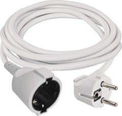 EMOS Prodlužovací kabel 2 m / 1 zásuvky / bílý / PVC / 1 mm2