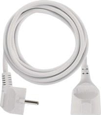 EMOS Prodlužovací kabel 2 m / 1 zásuvky / bílý / PVC / 1 mm2