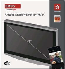 EMOS GoSmart Přídavný monitor IP-750B domácího videotelefonu IP-750A