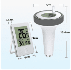 BOT BOT Digitálny bazénový teplomer FJ1