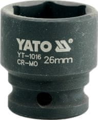 YATO Nadstavec 1/2" rázový šesťhranný 26 mm CrMo