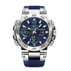 Lige Pánske hodinky digitálny – modrá F0033 darček ZADARMO