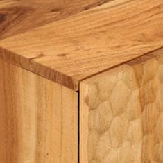 Petromila vidaXL Bočná skrinka 90x33x75 cm masívne akáciové drevo
