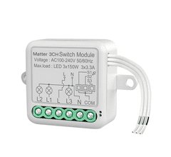 BOT BOT Smart WiFi switch Matter SB14 3-tlačidlový