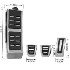 Protec RS športové pedále AUDI A7 S7 C7 2010-2016