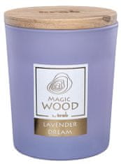 Sviečka sklo - MAGIC WOOD 300 g - Lavender Dream