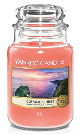 Yankee Candle vonná sklenená sviečka CLIFFSIDE SUNRISE 623g (horí 150h)