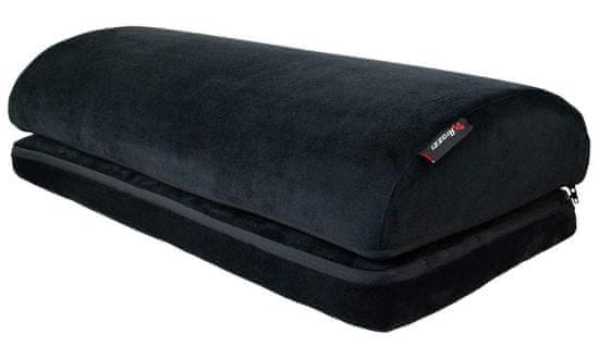 Arozzi Foot Rest Soft Fabric Velvet Black/ ergonomický vankúš pod nohy/ zamatovo čierny