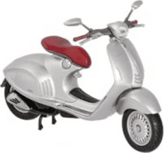 Welly Kovový skúter Vespa 946 strieborný