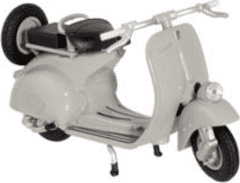 Welly Kovový skúter Vespa 125CC (1963) sivý