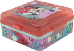 Stor Štvorcový Multi Box na desiatu Minnie Mouse