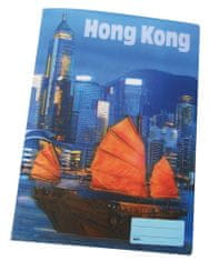 REAS-PACK Školský zošit 440 s 3D motívom HONG KONG