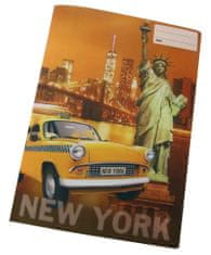 REAS-PACK Školský zošit 440 s 3D motívom NEW YORK