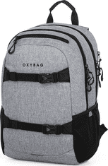 Oxybag Študentský batoh + etue OXY Sport Grey Melange