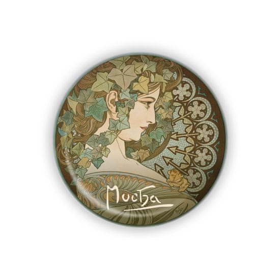 Kovový otvárač Alfons Mucha - Ivy, ø 5,8 cm